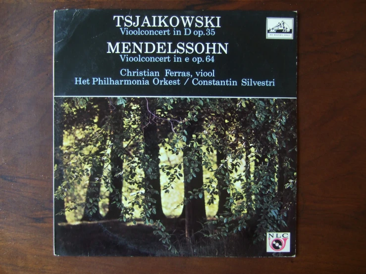 an album cover of the songs of the swedish song's mendelsson