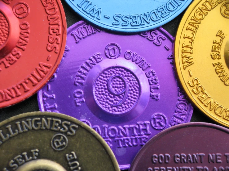 colorful coins from the government of england