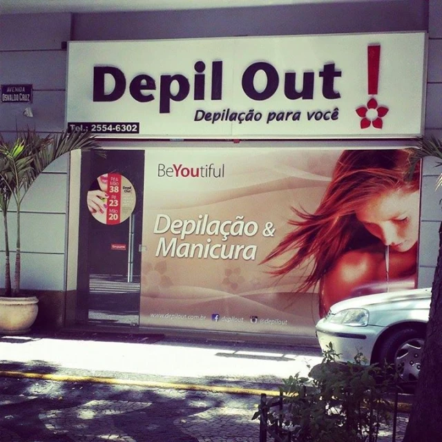 this is a picture of a shop called deplil out