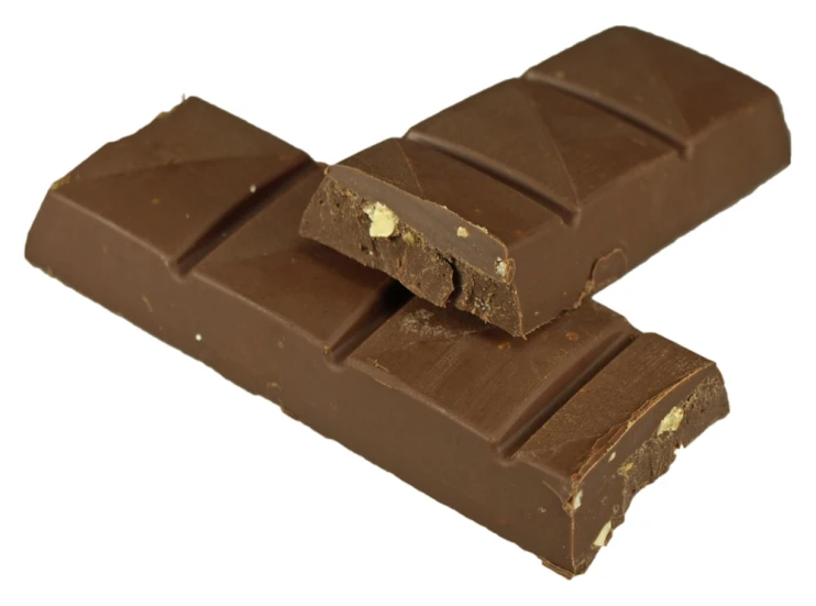 chocolate bar sitting on top of each other