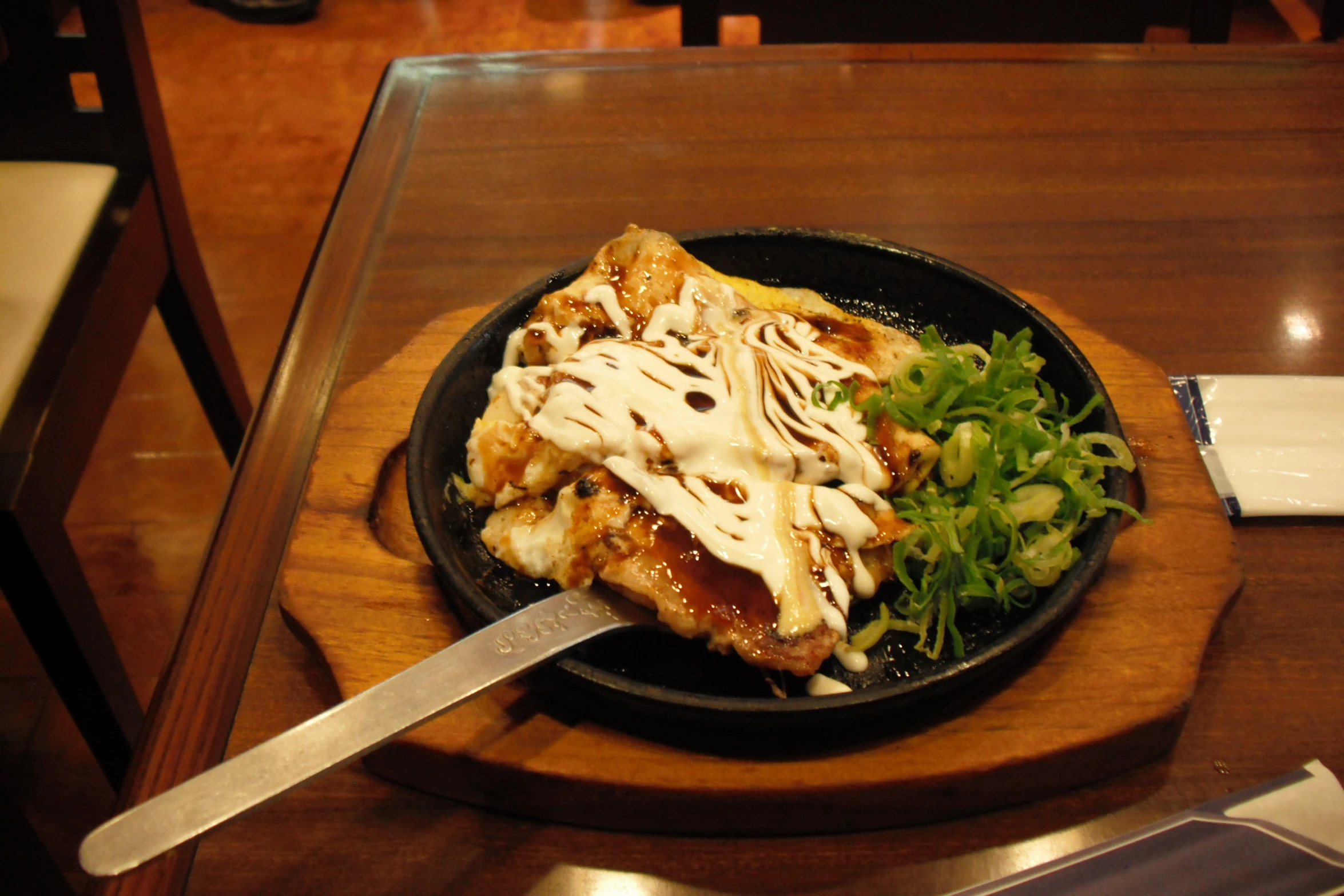 an image of a plate with a tasty looking meal