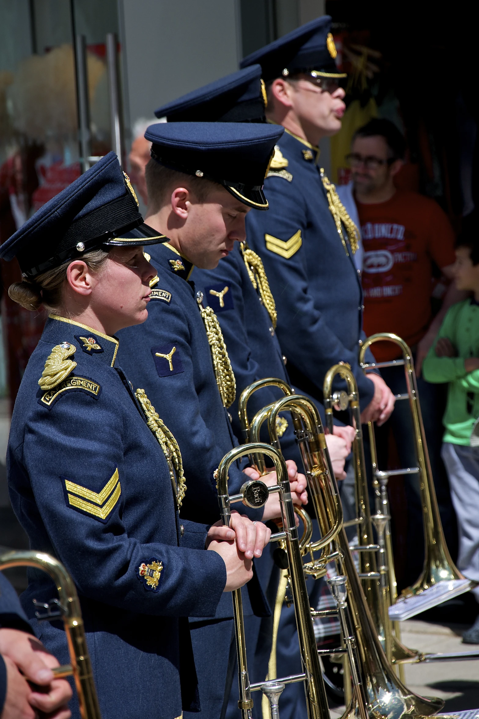 an image of a group of military band