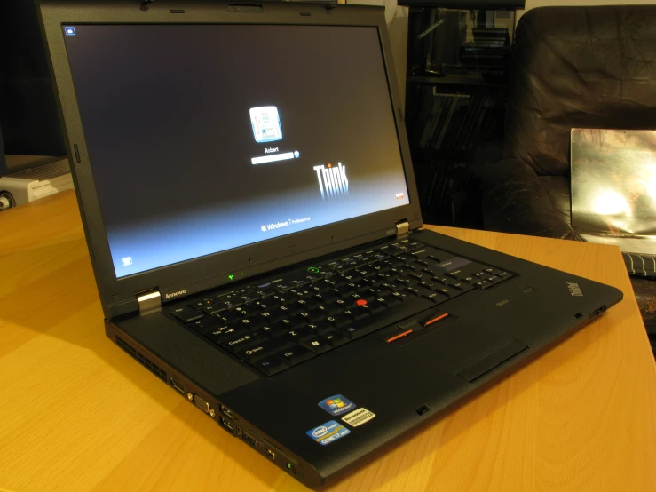 this is an image of an open laptop computer