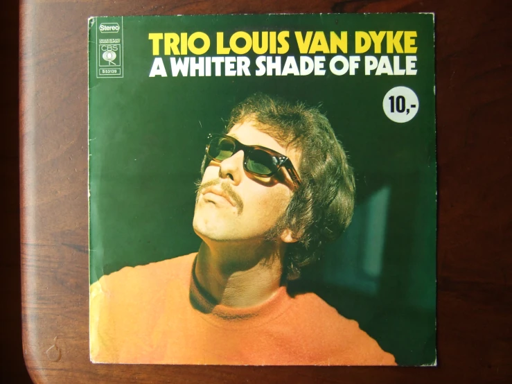 the record album called a white shade of pale is shown