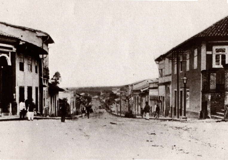 the old po shows an older fashioned street in this city