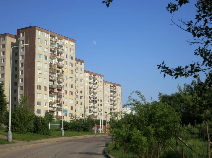 two large buildings sitting next to each other