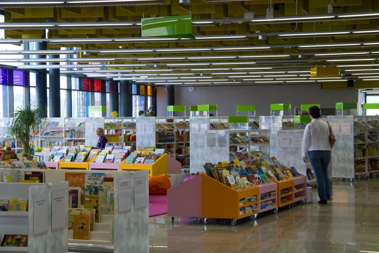 the store has various items displayed on shelves