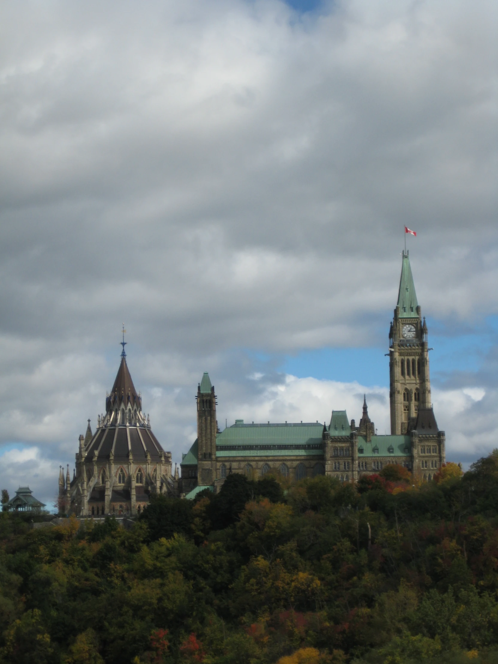 this is an image of a gothic castle in the middle of the afternoon