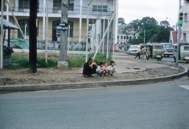 s playing on the street corner of a small town