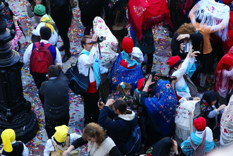 the group of people dressed up as the characters in the film