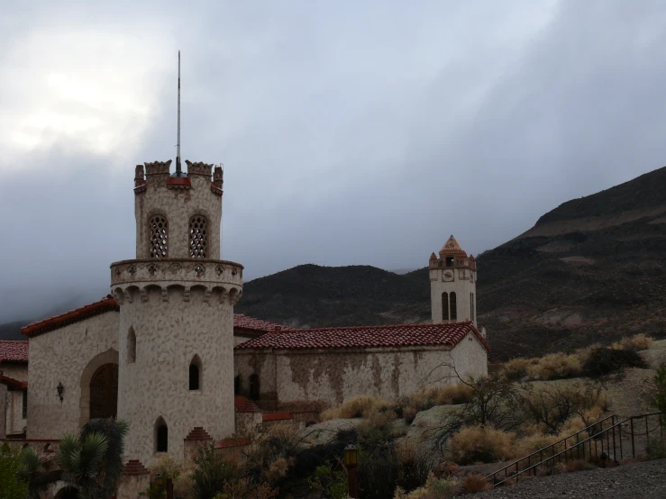 a big building with a large tower on top