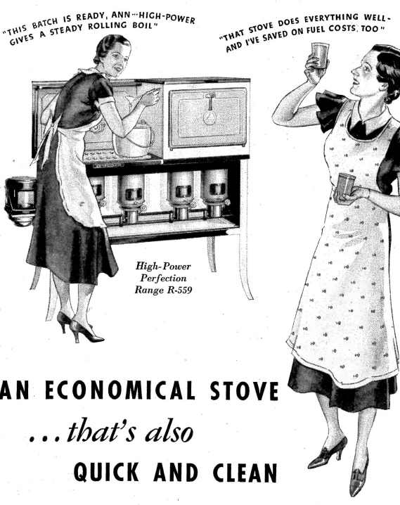 an advertit for the american oven oven