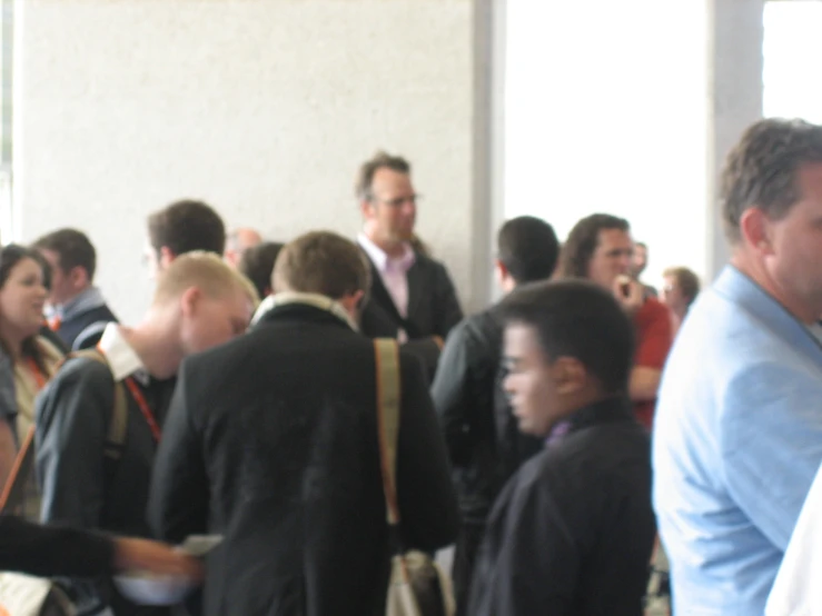 people in line waiting to board the plane