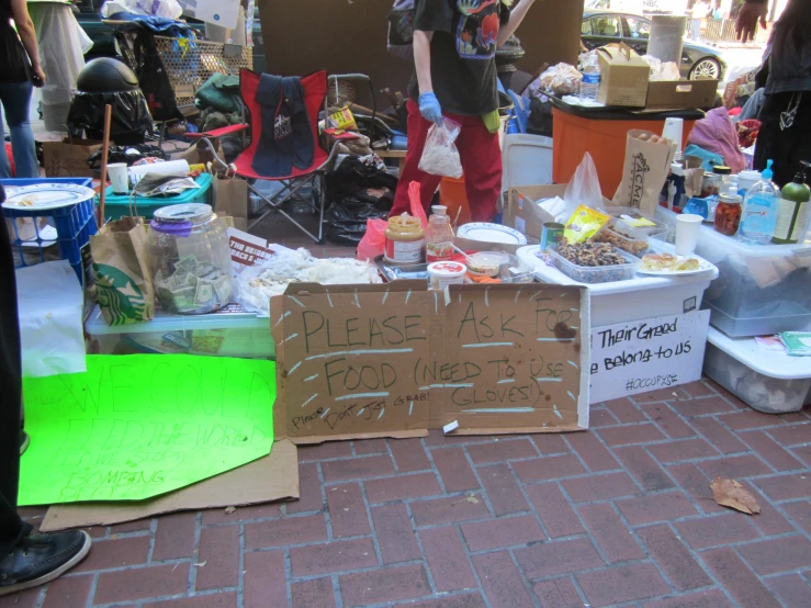 a wooden sign advertising a fair stand that is for sale