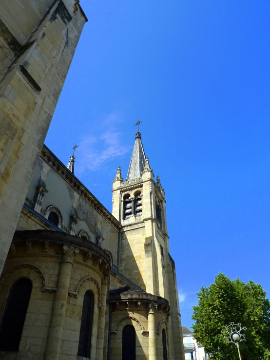 a large old church with a steeple on the top