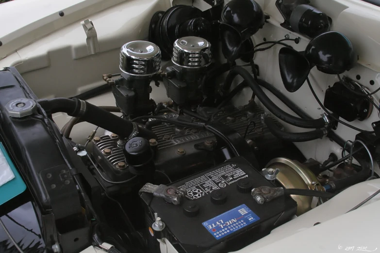 a number of wires and s mounted into the back of a boat