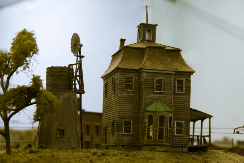 a big old building with a clock on top of it