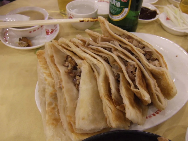 the group of food is on the table ready to eat