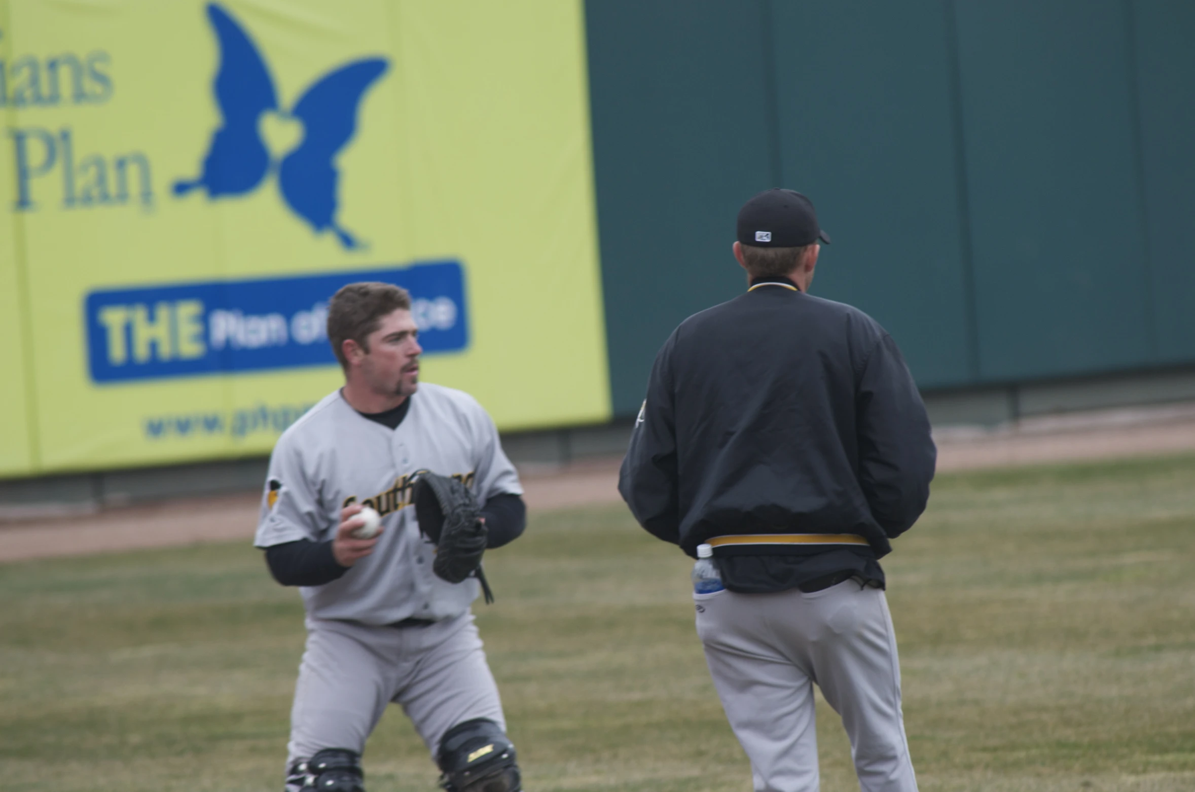 two baseball players talking about what they do