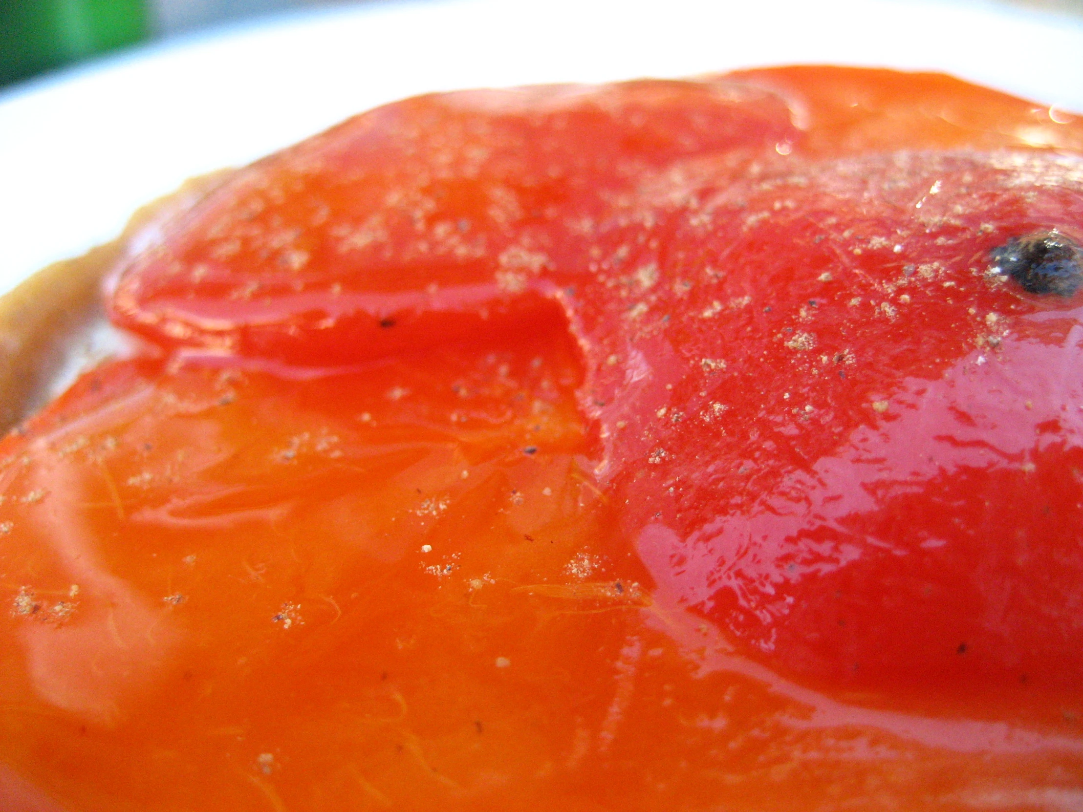 a close up picture of a jelly sandwich