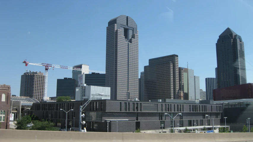 the building is tall, and has many windows