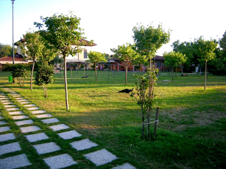the park area has been used for several different purposes
