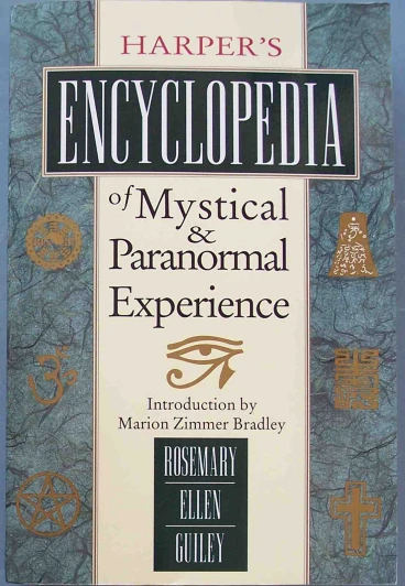 the cover to harper's encyclopedia of crystal and paranomal experience