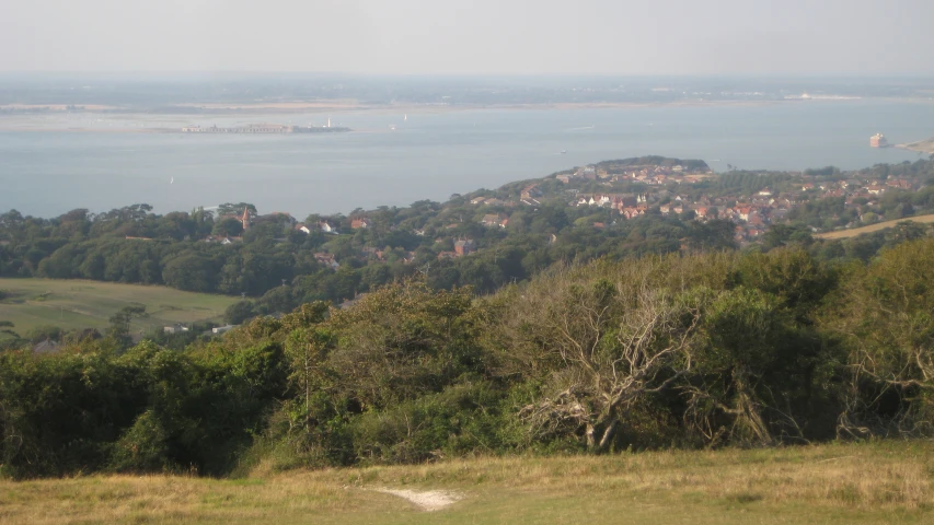 an area that looks like it is overlooking the ocean