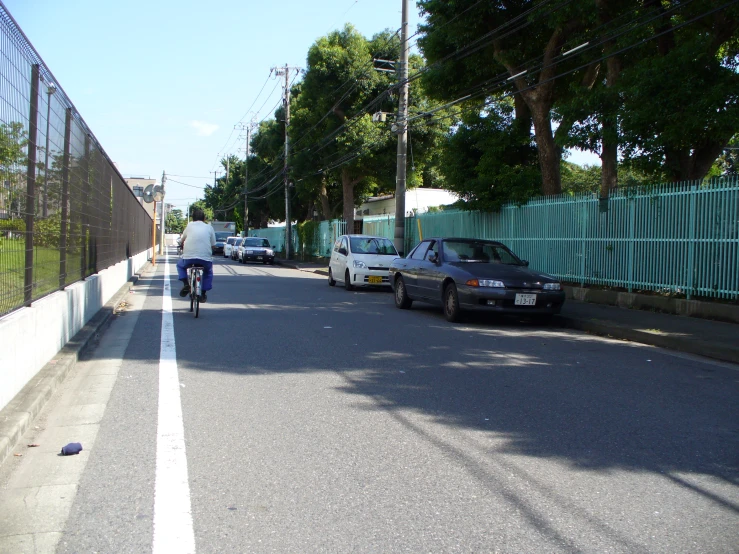 a city street with no cars in it