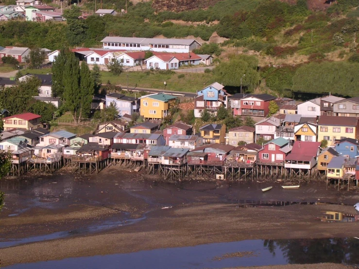 a coastal area that has boats docked in the water