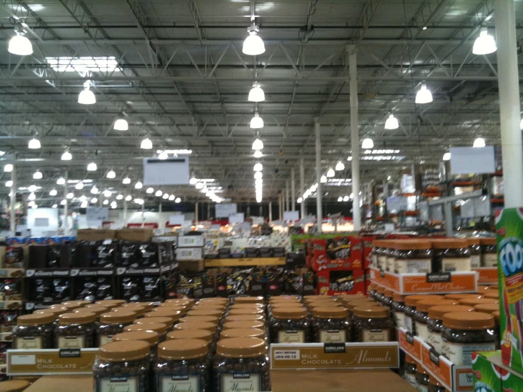 an aisle full of different items in a store