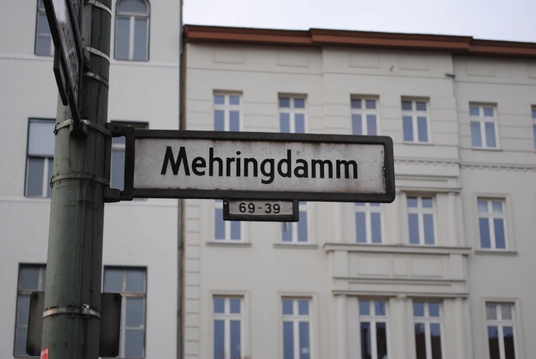 this sign indicates where to go when you're in germany