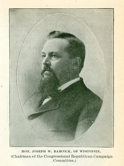 an old portrait of a man with a beard and mustache