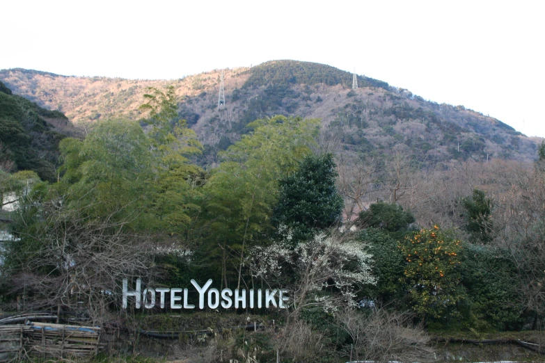 this is an image of a sign that says el yoshine