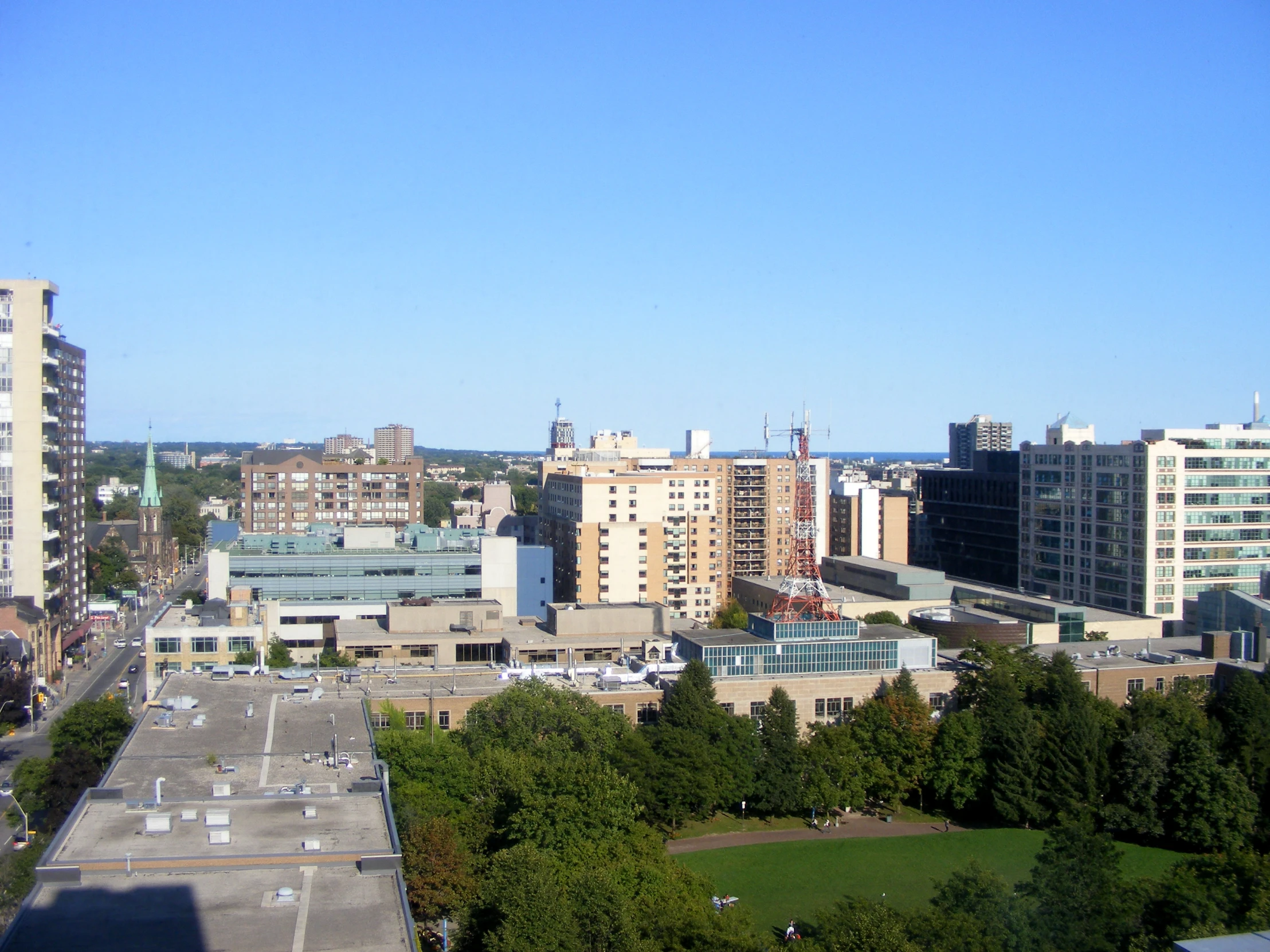 this po shows a view of the city of a very small town