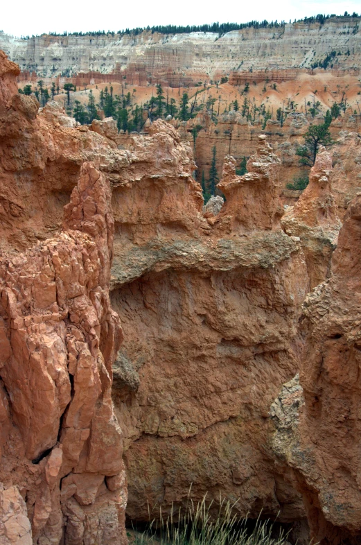 view of a landscape that is in the mountains