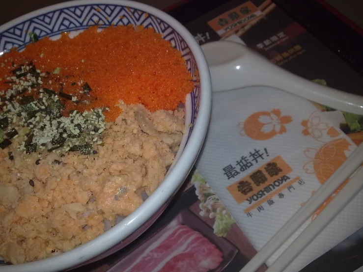 an image of food being served in a bowl