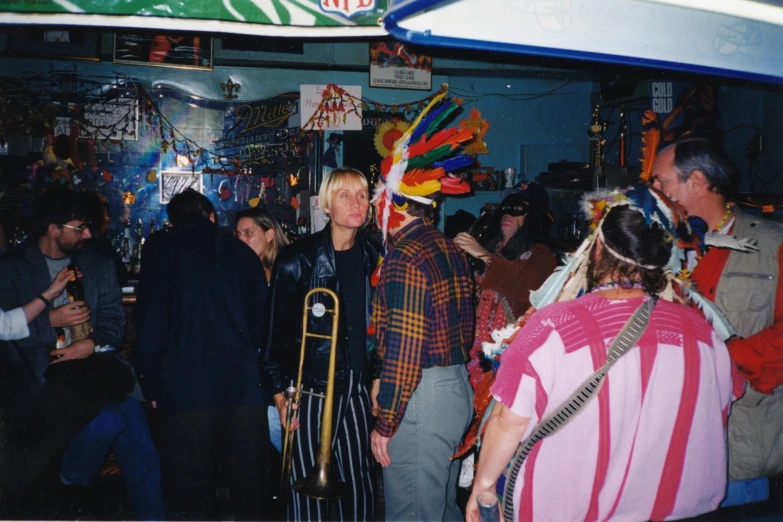 several people at a party in a bar