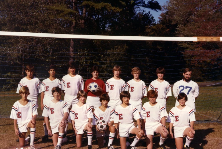 a group po of the young soccer players