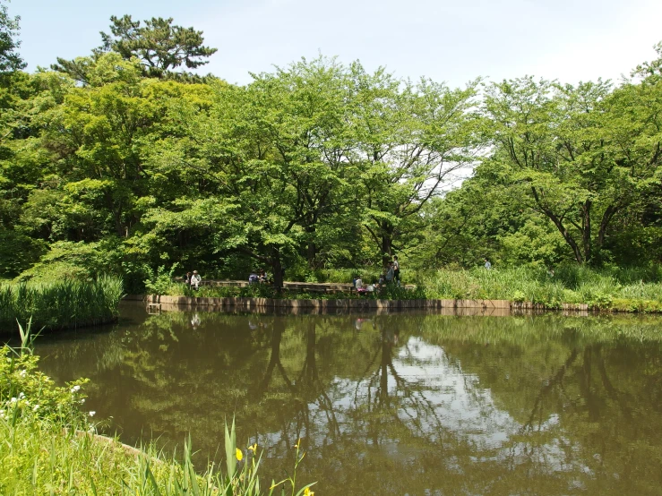 the water in this lake is clear of any people