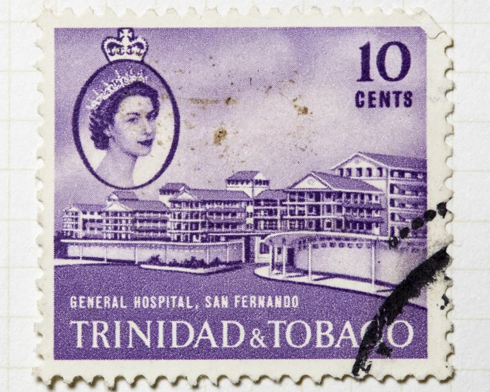 an old postage stamp with a woman on it