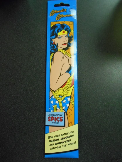 a picture of a blue and yellow packaged packaged tie