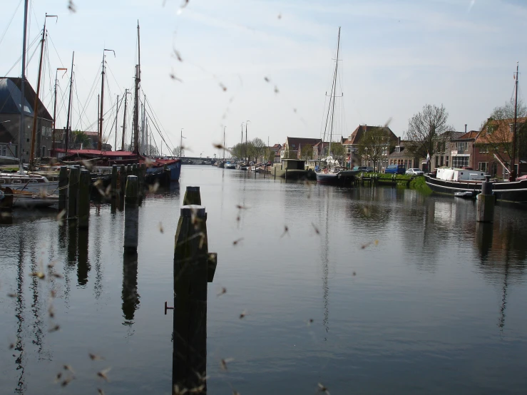 a large body of water with boats in it