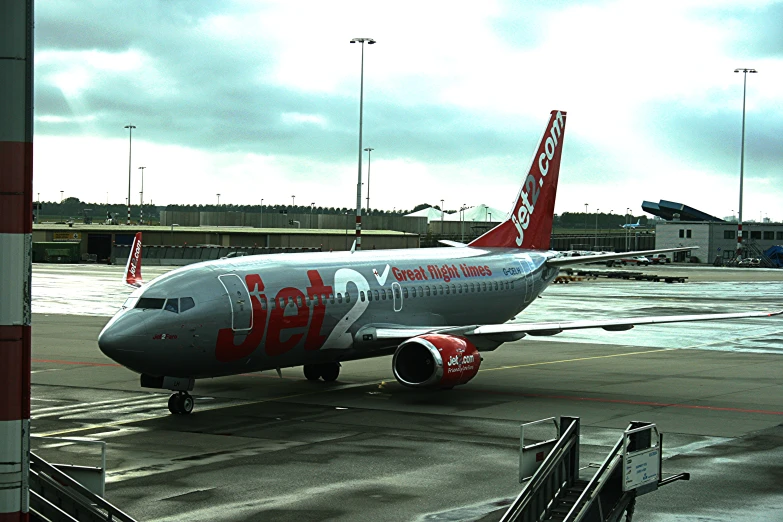 a large air plane sitting on top of a runway