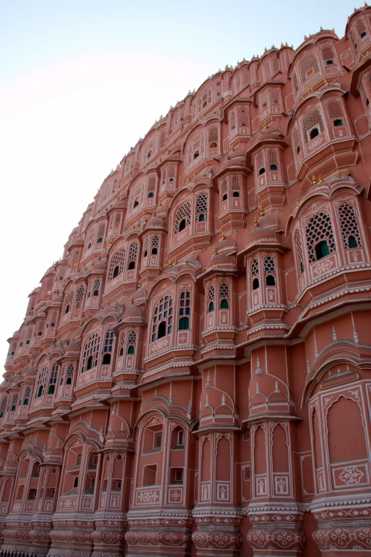 several buildings in the middle of india