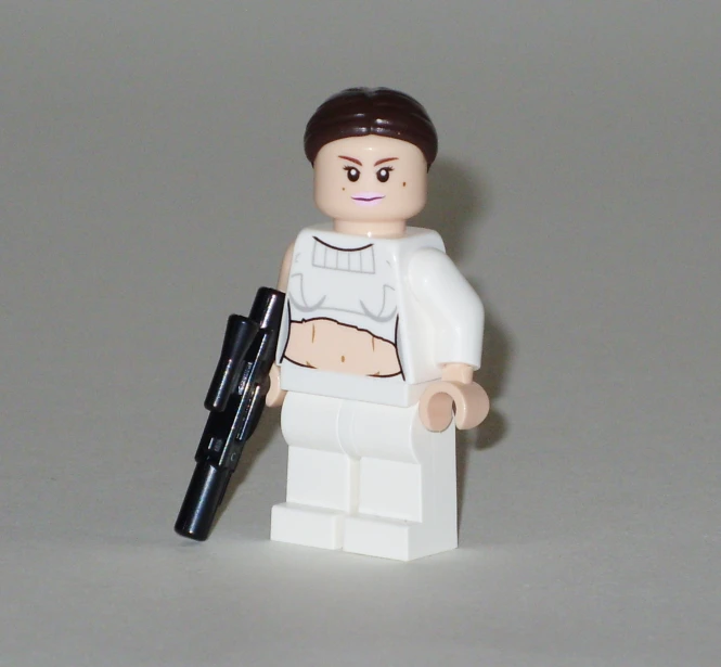 a star wars lego figure with an alien eye