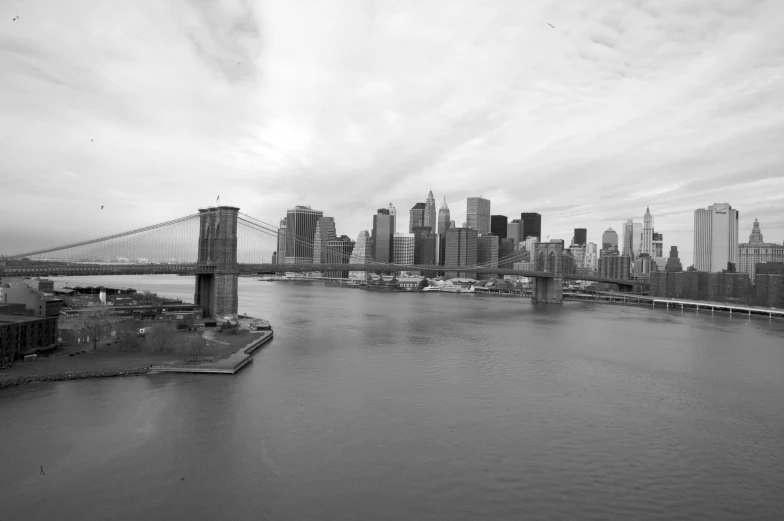 the skyline is surrounded by tall buildings