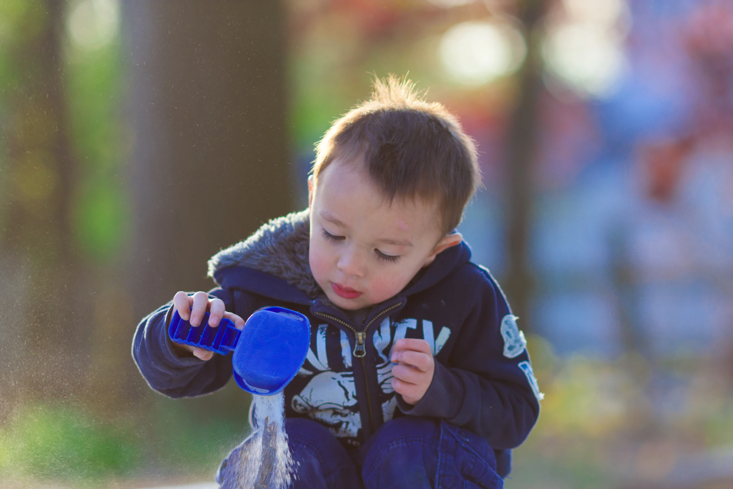  using toy to touch through object