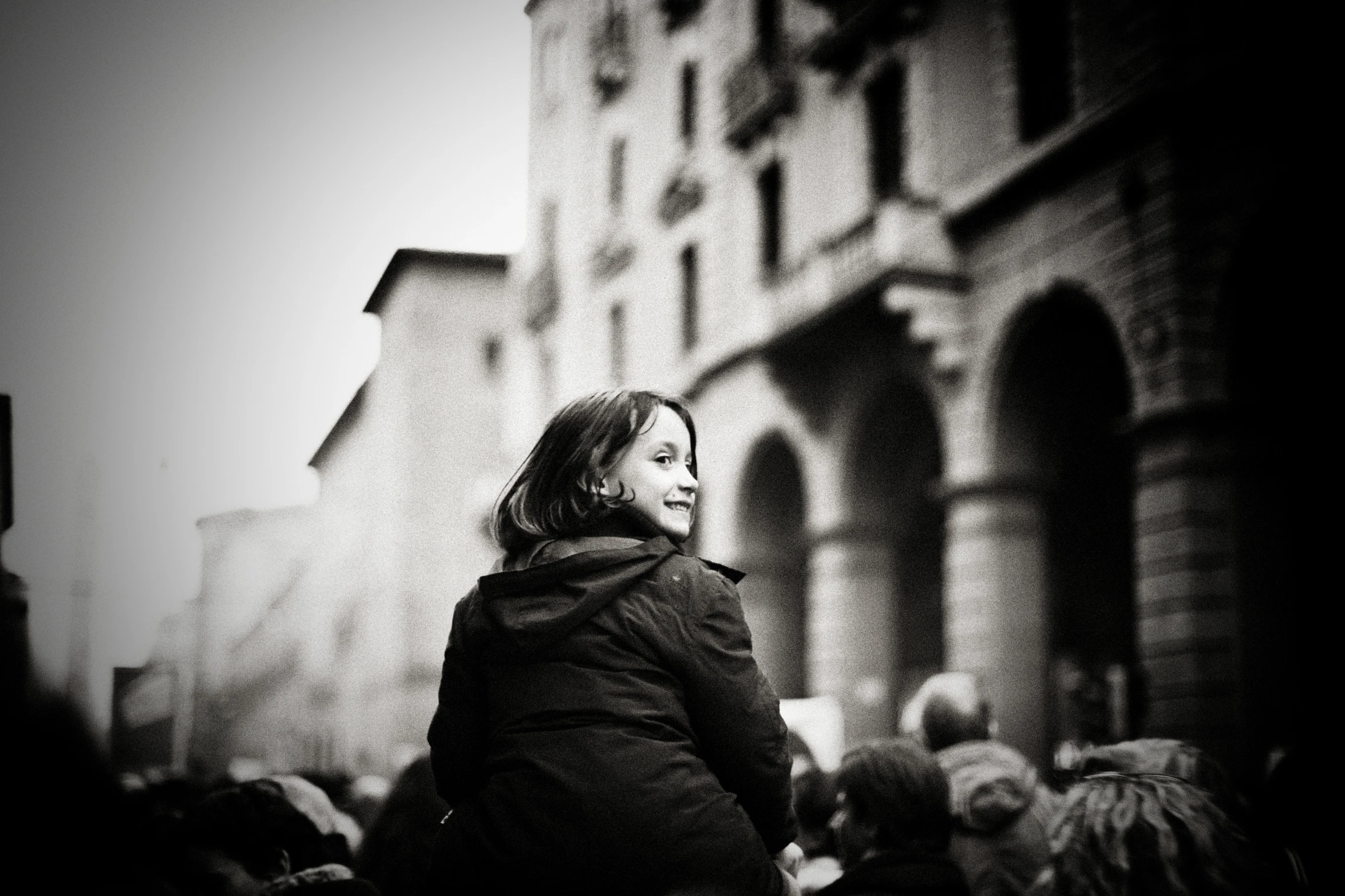 an image of a lady that is standing in the street