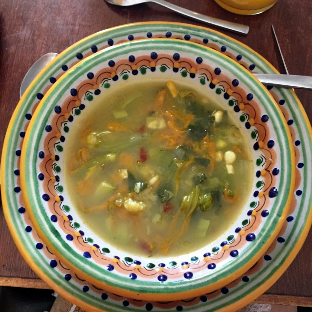 this is an image of a bowl of soup